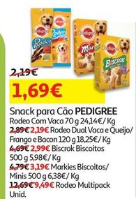 Oferta de Pedigree - Snack Para Cão por 1,69€ em Auchan