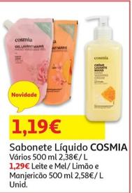 Oferta de Cosmia - Sabonete Líquido por 1,19€ em Auchan