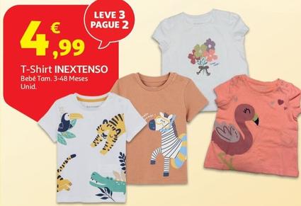 Oferta de Inextenso - T-Shirt por 4,99€ em Auchan