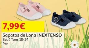 Oferta de Inextenso - Sapatos De Lona por 7,99€ em Auchan
