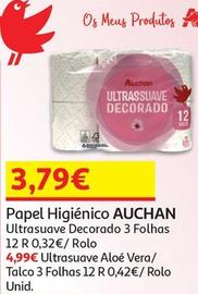 Oferta de Auchan - Papel Higiénico  por 3,79€ em Auchan