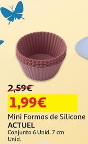 Oferta de Actuel - Mini Formas De Silicone  por 1,99€ em Auchan