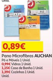 Oferta de Auchan - Pano Microfibras por 0,89€ em Auchan