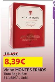 Oferta de Montes Ermos - Vinho  por 8,39€ em Auchan