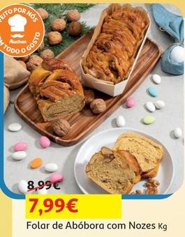 Oferta de Folar De Abóbora Com  Nozes  por 7,99€ em Auchan