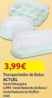 Oferta de Actuel - Transportador De  Bolos por 3,99€ em Auchan