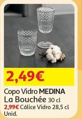 Oferta de Medina - Copo Vidro  por 2,49€ em Auchan