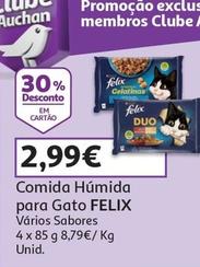 Oferta de Felix - Comida Húmida Para Gato  por 2,99€ em Auchan