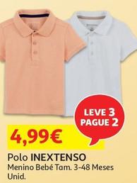 Oferta de  Inextenso - Polo por 4,99€ em Auchan