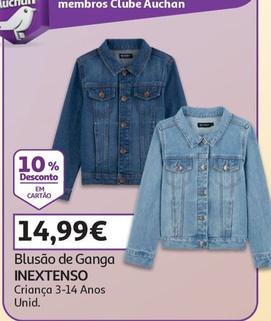 Oferta de Inextenso - Blusão De Ganga  por 14,99€ em Auchan