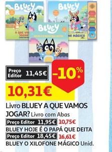 Oferta de Livro Bluey A Que Vamos Jogar por 10,31€ em Auchan