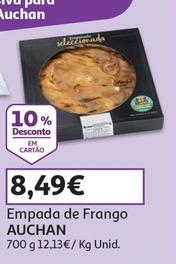 Oferta de Auchan - Empada De Frango  por 8,49€ em Auchan