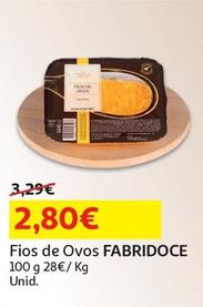 Oferta de Fabridoce - Fios De Ovos  por 2,8€ em Auchan