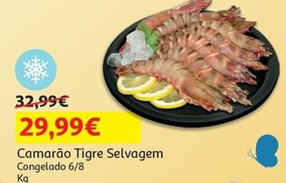 Oferta de Camarão Tigre Selvagem por 29,99€ em Auchan