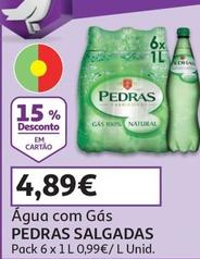 Oferta de Pedras Salgadas - Água Com Gás por 4,89€ em Auchan