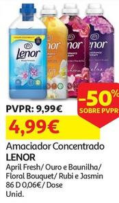 Oferta de Lenor - Amaciador Concentrado  por 4,99€ em Auchan