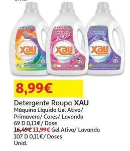 Oferta de Xau - Detergente Roupa por 8,99€ em Auchan