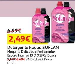 Oferta de Soflan - Detergente Roupa  por 2,49€ em Auchan