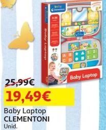 Oferta de Clementoni - Baby Laptop  por 19,49€ em Auchan