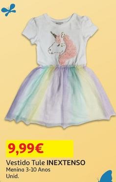 Oferta de Inextenso - Vestido Tule  por 9,99€ em Auchan