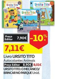 Oferta de Livro Ursito Tito  por 7,11€ em Auchan