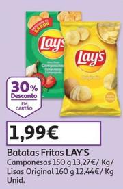 Oferta de Lay's - Batatas Fritas  por 1,99€ em Auchan