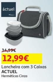 Oferta de Actuel - Lancheira Com 3 Caixas  por 12,99€ em Auchan