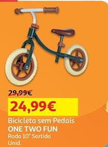Oferta de One Two Fun - Bicicleta Sem Pedais  por 24,99€ em Auchan
