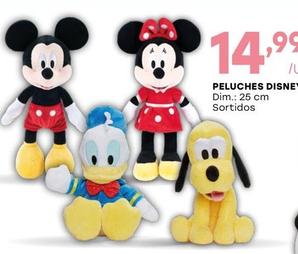 Oferta de Peluches Disney por 14,99€ em Intermarché
