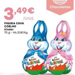 Oferta de Kinder - Figura Cava Coelho  por 3,49€ em Intermarché