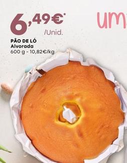 Oferta de Alvorada - Pão De Ló por 6,49€ em Intermarché