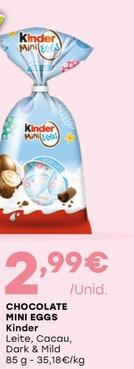 Oferta de Kinder - Chocolate Mini Eggs por 2,99€ em Intermarché