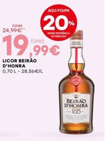 Oferta de Beirão - Licor D'Honra por 19,99€ em Intermarché