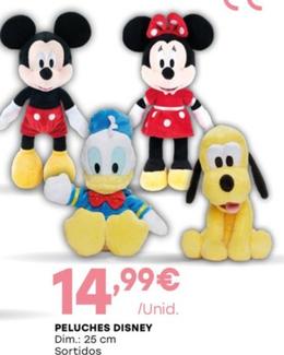 Oferta de Disney - Peluches por 14,99€ em Intermarché