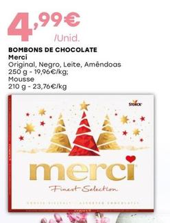 Oferta de Merci - Bombons De Chocolate por 4,99€ em Intermarché