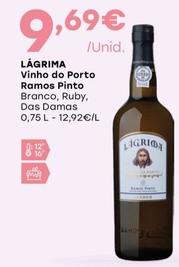 Oferta de Lagrima - Vinho Do Porto Ramos Pinto por 9,69€ em Intermarché
