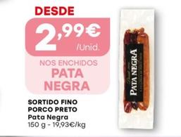 Oferta de Pata Negra - Sortido Fino Porco Preto por 2,99€ em Intermarché