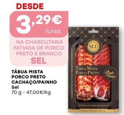 Oferta de Sel - Tabua Mista Porco Preto Cachaco / Painho por 3,29€ em Intermarché