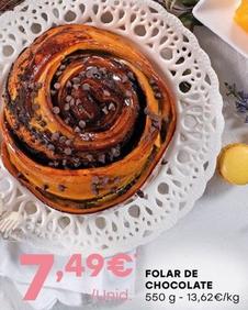 Oferta de Folar De Chocolate por 7,49€ em Intermarché