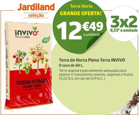 Oferta de Invivo - Terre Terra De Horta Plena Terra por 12,49€ em Jardiland