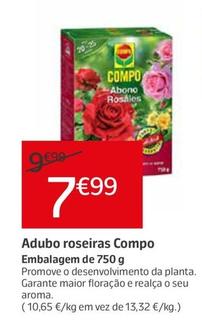 Oferta de Compo - Adubo Roseiras por 7,99€ em Jardiland