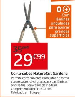 Oferta de Gardena - Corta-sebes Naturecut por 29,99€ em Jardiland