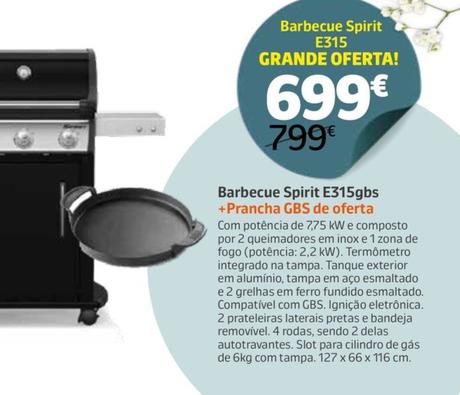 Oferta de Barbecue Spirit E315gbs por 699€ em Jardiland