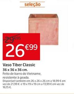 Oferta de Vaso Tiber Classic por 26,99€ em Jardiland