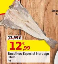 Oferta de Bacalhau Especial Noruega por 12,99€ em Auchan