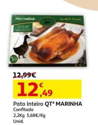Oferta de Pato Inteiro Confitado QTª Marinha por 12,49€ em Auchan