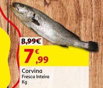 Oferta de Corvina Fresca Inteira por 7,99€ em Auchan