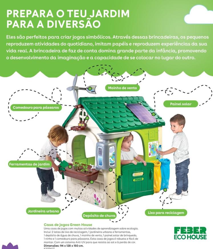 Oferta de Feber - Casa de jogos Green Houseem Toys R Us