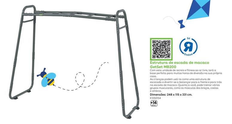 Oferta de Estrutura De Escada De Macaco GetSet MB200em Toys R Us