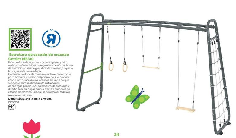 Oferta de Estrutura De Escada De Macaco Getset MB310em Toys R Us